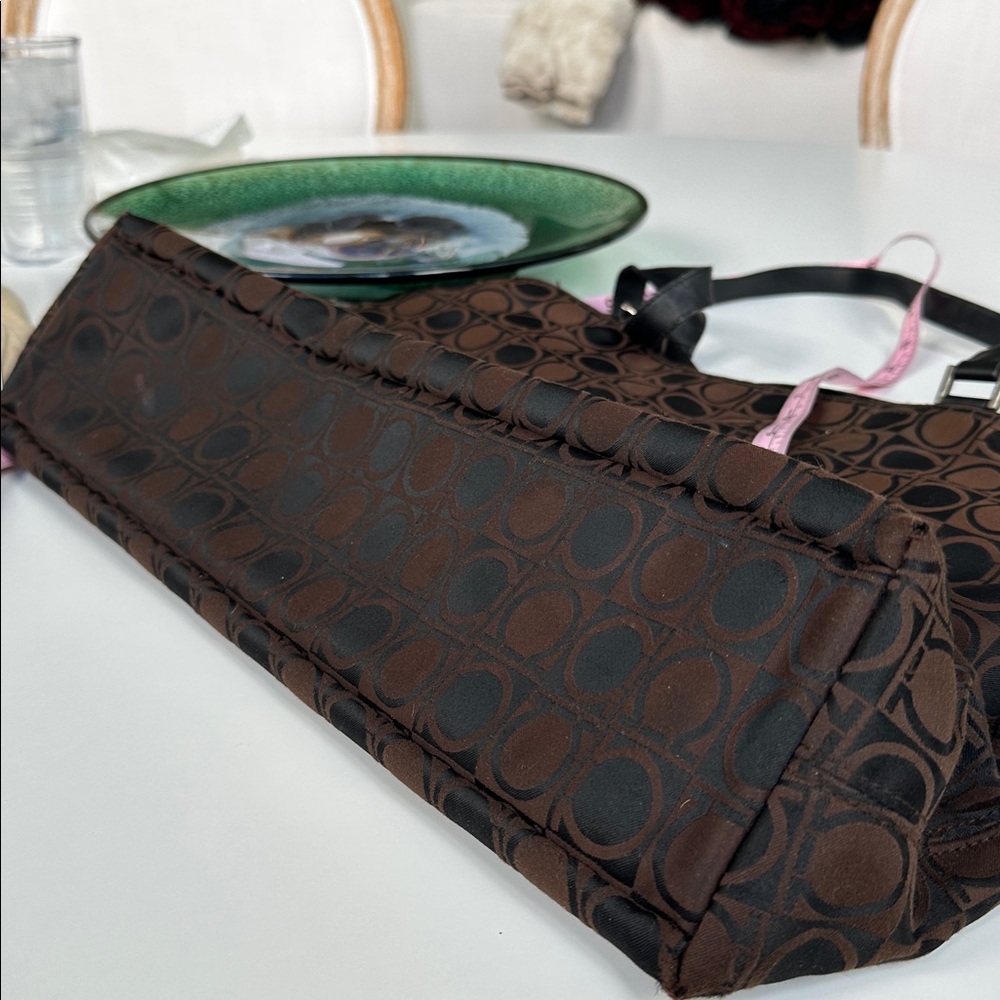Vintage 2000’s Ferragamo Gancini Printed Shoulder Bag - Picture 4 of 16